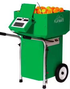 Máquina Lanzapelotas de Tenis Verde, Lanzador Automático de Pelotas con Velocidad Ajustable, Equipo de Entrenamiento Portátil para Práctica en Cancha - Product Image 3