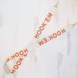 Cotton Embroidery Shoulder Belt with Adjustable <b>Clips</b> - Product Image 4