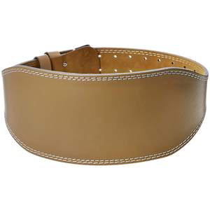 Cinturón de Levantamiento de Pesas de Cuero Genuino de Alta Resistencia con Hebilla de Una Sola Punta, Cinturón de Gimnasio para Powerlifting, Soporte Lumbar, Fabricante OEM - Product Image 1