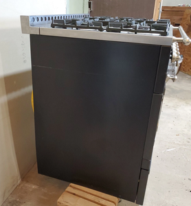 Horno de Gas de Doble Combustible La Cornue 1908 M-a-t-t-e Negro Satinado C-h-r-o-m-e con 5 Quemadores y Asador Eléctrico - Product Image 5