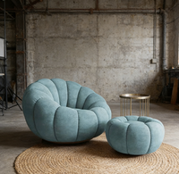 Canapé Citrouille Haute Qualité, Fauteuil de Loisirs à Haute Résilience, Antidérapant, pour Coin Home Cinéma