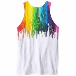 Camiseta sin Mangas Sublimada para Hombre, Diseño Moderno, Alta Calidad, Transpirable, Cómoda, Personalizable, Servicio OEM, Gran Venta, Precio Económico - Product Image 3