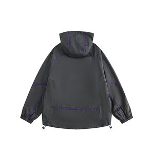 Veste coupe-vent unisexe flexible, imperméable, respirante, légère, pour la randonnée, la course à pied, design softshell, adaptée à toutes les saisons - Product Image 2