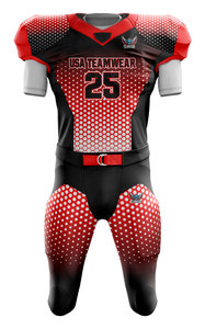 Uniformes de fútbol americano de diseño personalizado, de secado rápido y transpirable, características de talla grande - Product Image 3