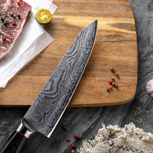 Vente en gros de couteau japonais professionnel OEM ODM de qualité supérieure personnalisé Nouveau design de couteau de chef de cuisine en acier Damas - Product Image 3