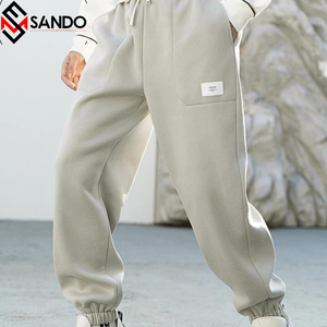 Pantalón de chándal de algodón elástico de cintura media para hombre, transpirable, para gimnasio, para correr, a prueba de viento, informal, sostenible, servicio OEM - Product Image 4