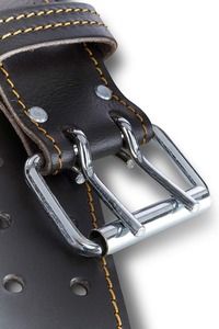 กระเป๋าเครื่องมือหนังพรีเมี่ยมด้านบนคลาสสิกหัวเข็มขัดลูกกลิ้งปลายง่ามคู่ที่ทำจากวัสดุที่มีคุณภาพเหมาะกับเอวสูงถึง50นิ้ว - Product Image 5