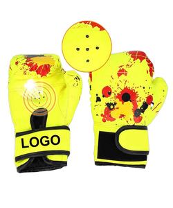 Guantes de boxeo profesionales con estampado personalizado hecho en Pakistán, guantes de boxeo profesionales para adultos, guantes ganadores de Pu para entrenamiento de competición - Product Image 3