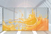 Module d'écran d'affichage publicitaire flexible transparent pour intérieur, film LED enroulable, mur vidéo LED en maille, affiche numérique pour ascenseur, 1 pièce