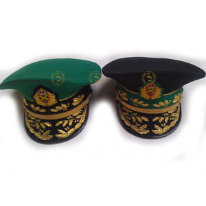 Customization Flat Top Officer <b>Cap</b> Captain Uniform <b>Caps</b> Hats - Product Image 2