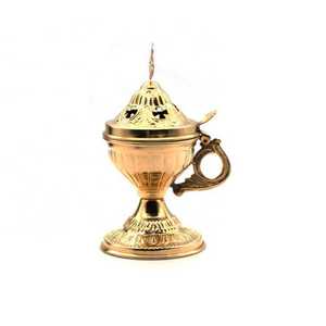 เตาเผากำยานโลหะตกแต่งสำหรับบัคฮูร์ เป็นมิตรกับสิ่งแวดล้อม ของตกแต่งบ้าน ใช้ในเดือนรอมฎอน - Product Image 3