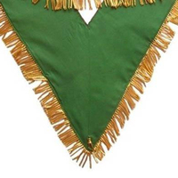 Vente en gros à bas prix Regalia maçonnique 32 degrés collier doré velours noir/Regalia maçonnique rite écossais 33e collier