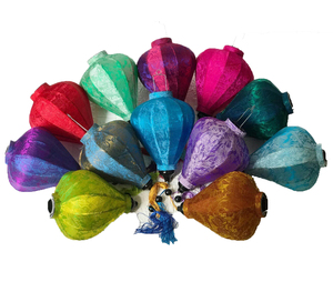 Lanternes en tissu de soie taille personnalisée en gros lanternes en soie Restaurant décoration Festival événement fête - Product Image 6