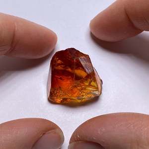 Piedra Preciosa Suelta de Citrino con Corte Ovalado Natural, Grado AAA, Cristal Mineral de 10x8mm, Santa Ana Madeira, Brasil - Product Image 1