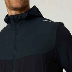 Ensemble de survêtement pour homme avec veste coupe-vent au design personnalisé, légère, avec panneaux de ventilation arrière et éléments réfléchissants - Product Image 5