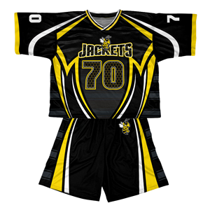 Sublimated Design Printed Lacrosse Uniform For Custom Your Own Brand Logo Short Sleeve Sets With 100% Polyester Fabric - Product Image 5