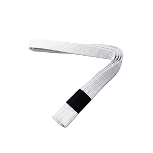 Ceintures de BJJ personnalisables de haute qualité - Logo avant personnalisé, design sur mesure, 100% coton, respirantes, durables et légères pour hommes - Product Image 1