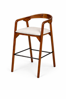 Chaise de salle à manger en bois massif |   Revêtement en velours ou en cuir véritable |   Fauteuil au design Japandi moderne |   Couleurs et finitions personnalisées