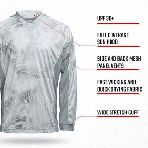 Sudadera CON CAPUCHA DE PESCA impermeable de nuevo diseño para hombre 100% poliéster servicio OEM disponible precio al por mayor - Product Image 6