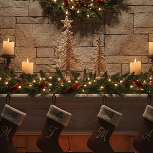 Elegante Adorno Navideño Artesanal para Árbol de Navidad |   Adorno Decorativo Festivo de Metal de Aluminio Recubierto de Cobre para Mesa y Estante - Product Image 2