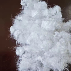 Vietnam 100% fibre discontinue de polyester creuse non conjuguée 20D recyclée siliconée pour le remplissage - Product Image 1