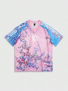 เสื้อยืดกราฟิกทรงหลวมสำหรับผู้ชาย |   เสื้อผ้าสตรีทแวร์ฤดูร้อน แขนสั้น พิมพ์ลายโดดเด่น 100% โพลีเอสเตอร์ ระบายอากาศได้ดี 150 กรัม - Product Image 2