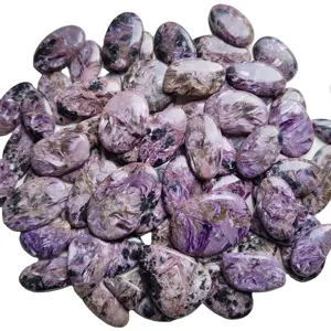 Chất lượng cao Charoite Cabochon mix Shape & kích thước Charoite Loose Đá Quý Chữa Bệnh Charoite Đá Có Sẵn để bán sử dụng đồ trang sức