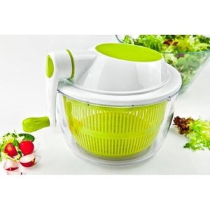 Essoreuse à salade Amicasa VORTEX blanche et verte TF913, outils à salade de qualité supérieure - Product Image 1