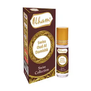 ILHAM SWISS OUD AL DAMISHK SWISS COLECCIÓN FRAGANCIA 6 ML (NO ALCOHOLICO Y DURADERO)