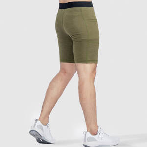 Pantalones cortos ajustados para hombre, pantalones cortos de compresión para gimnasio, capa base de compresión, ropa activa - Product Image 5