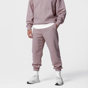 Custom Cotton Sports Men's Jogger Sweat suit <b>Gym</b> Plain Fleece Winter <b>Pink</b> Jogging Hoodies Tracksuits Apparel <b>Set</b> for men's - Product Image 5