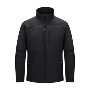 Veste Softshell légère et personnalisée pour hommes, veste souple imperméable coupe-vent doublée de polaire chaude pour la randonnée en plein air - Product Image 1
