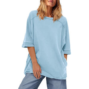 เสื้อกีฬาของผู้หญิงมีป้ายปักพิมพ์โลโก้ตามสั่งสำหรับใช้ในยิมและฟิตเนส - Product Image 1