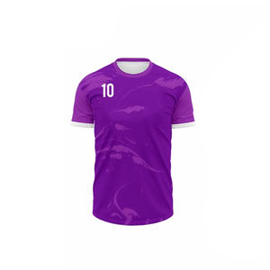 Camiseta de fútbol de corte automatizado de alto rendimiento para hombres, camisetas deportivas de manga corta con número de equipo personalizado a los precios más baratos - Product Image 6