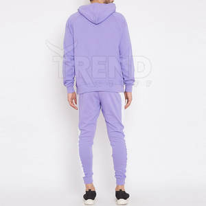 2022ชุดฝึกซ้อมผู้ชายผ้าคอตตอน100% น้ำหนักเบาระบายอากาศได้ดีชุดวอร์มฤดูหนาวสีพื้น-ดีไซน์ดีที่สุด - Product Image 4