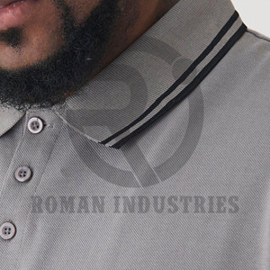Polos de talla grande para hombre, Camiseta de algodón de alta calidad con logotipo personalizado para golf, jersey de gran tamaño, camiseta Polo de manga corta - Product Image 6