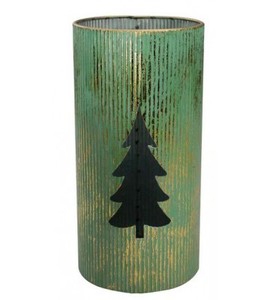 Green Metal Christmas Tree Cutout Tea <b>Light</b> Holder in Low Price From Indian Manufacturer & Exporter - Product Image 6