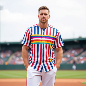 เสื้อกีฬาพิมพ์ลายสำหรับผู้ชายและผู้หญิงเสื้อเจอร์ซีย์ใส่ได้ทั้งชายและหญิง - Product Image 1