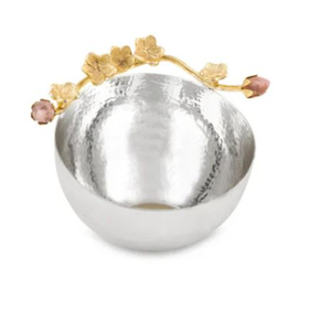 Deluxe Quality Silver Metal Hammered Bowl Antique Designer Tabletop Serving Bowl For Desserts <b>Weddings</b> <b>Chocolate</b> Serving Bowl - Product Image 6