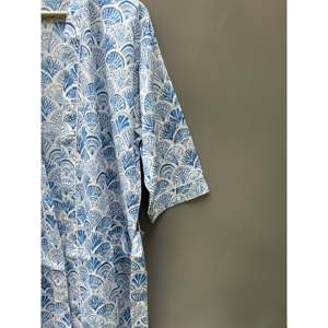 Robe Kimono Indienne Légère en Coton Taille Unique à Imprimé Animal, Motif Bloqué, Style Vintage, pour Spa, Manches Longues - Product Image 4