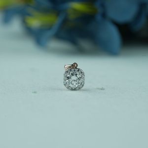 Premium 1.04ct laboratoire cultivé diamant moissanite poids léger pendentif or rose or argent rond igi sgl gros oem odm - Product Image 4