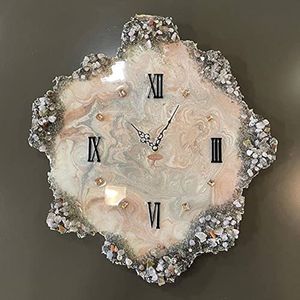 Home Decor Epoxy <b>Resin</b> Clocks for Home and Office Decoration - Product Image 2