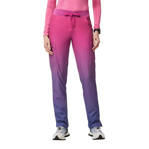 Pantalons de travail médicaux personnalisés en teal, unisexe, pour infirmières, personnel hospitalier, coupe confortable, hommes et femmes médecins. - Product Image 1