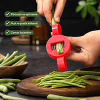 Mucit Home Praktische groene bonen snijder, bonen snijgereedschap