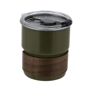 Bicchiere Personalizzato in Acciaio e Legno, Gadget in Acciaio Inossidabile - Product Image 2