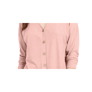 Camicetta Corta in Raso Rosa con Colletto Halter e Bottoni Frontali per Ragazze Hippie Rose, Taglia Grande, Casual, Tinta Unita, Ideale per la Primavera - Product Image 3