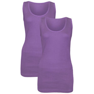 Camiseta Interior Básica sin Mangas para Mujer, Top de Tirantes de Algodón y Elastano, Cuello Redondo, Chaleco Informal - Product Image 5