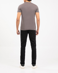 Personalizado-OEM-service Tallas grandes Venta al por mayor 100% Algodón puro Color sólido Impresión personalizada Logo camiseta para hombres - Product Image 5