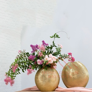 Mesa de flores de estilo americano para decoraciones de boda, Juego de 2 jarrones de flores de diamante - Product Image 3