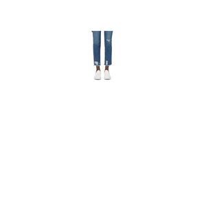 Jeans Hudson Nico a Vita Alta, Gamba Dritta, Taglio Corto, Effetto Vetro Marino Vintage, Distressed, Boot Cut, in Denim Traspirante, per Taglia 32 - Product Image 2